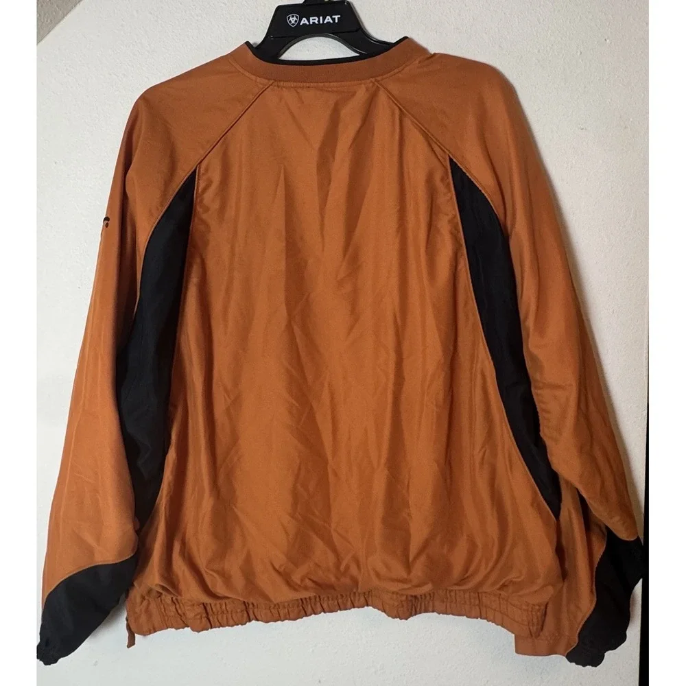 Vintage Starter Texas Longhorns Pullover Windbreaker Jacket 2XL Orange